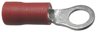 Insulated Ring Terminal Red 22-16 Wire Range #10 Stud Size CUL