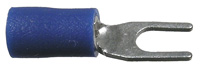 Insulated Spade Terminal Blue 16-14 Wire Range #10 Stud Size UL/CSA