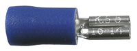 Insulated Female Quick Connect Blue 16-14 Wire Range .187" Tab Size UL/CSA