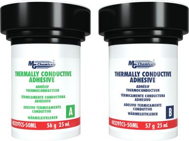 8329TCS-50ML Adhesive - Thermal Conductive Epoxy, Slow Cure (Ratio 1:1) Cartridge 50 ml (113 g)