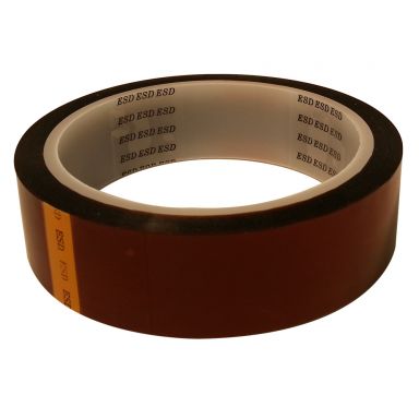 1 mil ESD Polyimide Tape, 5/8" x 36 yrd roll