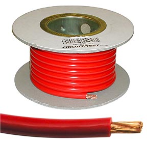8BLK-XL-100 - Single Conductor 8 AWG Primary Wire, Black, 100ft Roll
