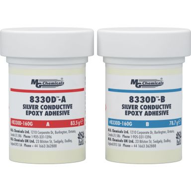 Silver Conductive Epoxy Adhesive, 50ml (162g), 2 Jar Kit (Made to Order)