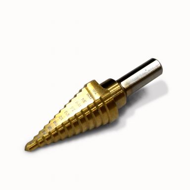 Step Drill, 3/16" - 7/8" 12 Step, Titantium Finish