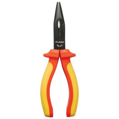 1000V Insulated Long-nosed Pliers - 6-1/4"