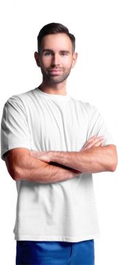 ESD T-SHIRT, MEN'S, WHITE