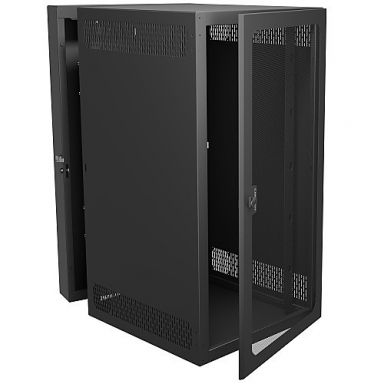 4' DATA WALL CAB VENTD DR, 32D, 10-32 RAIL