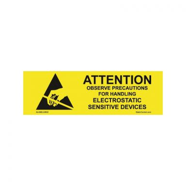 Attention Label with Tab, .625 in. x 2 in., 1000/Roll