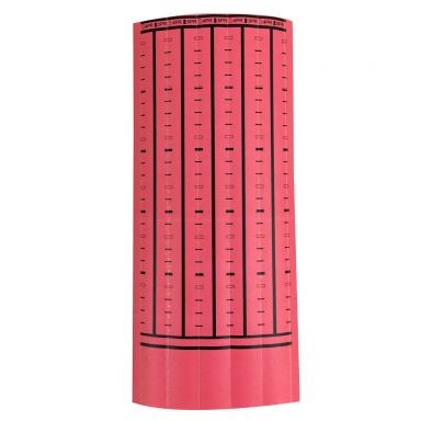 BIX ID Labels For BIX Strip - Red