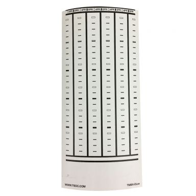 BIX ID Labels For BIX Strip - White