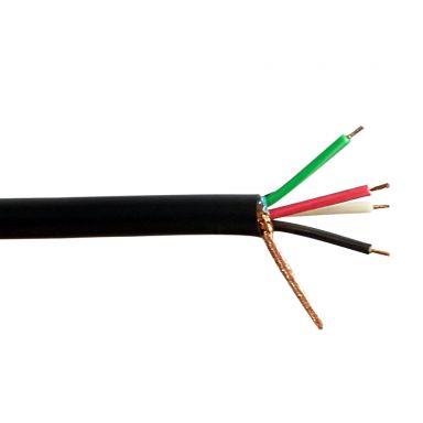 DMX Cable - 4C/22 awg BC Stranded, 85% Braid + 100% Foil CMR- 1000 ft