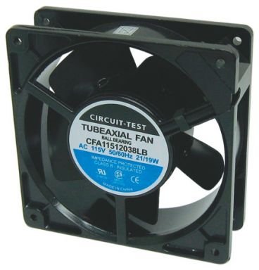 CFA11512038LB - Fan 115VAC, 120mm x 38mm, 58 CFM, Ball Bearing