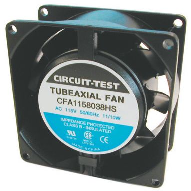 CFA1158038HS - Fan 115VAC, 80mm x 38mm, 32 CFM, Sleeve bearing