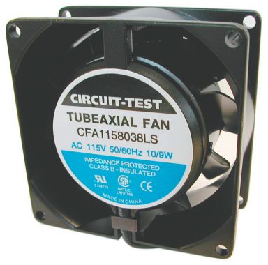 CFA1158038LS - Fan 115VAC, 80mm x 38mm, 21 CFM, Sleeve bearing