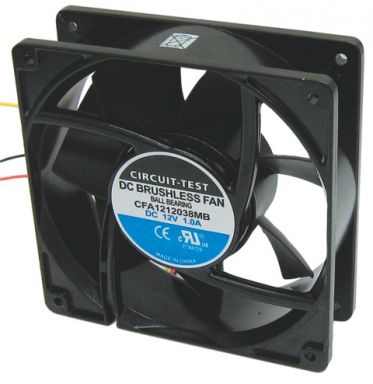 CFA1212038MB - Fan 12VDC, 120mm x 38mm, 121 CFM, Ball Bearing