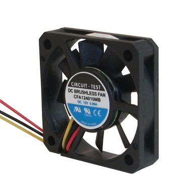 CFA124010MB - Fan 12VDC, 40mm x 10mm, 6.5 CFM, Ball Bearing