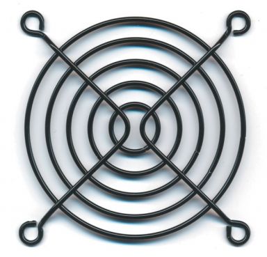 CFG-80MB - 80mm Metal Fan Finger Guard - Black