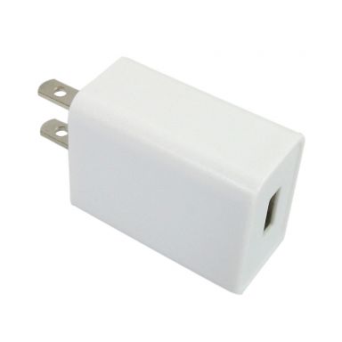 USB A Female to AC (110V) Adapter (5V/1A) - White