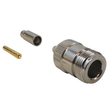 N-Type Female Crimp Connector for RG174 (LMR-100) 50 Ohm