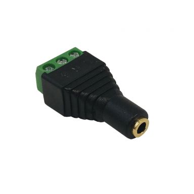 3.5 mm Stereo Female Screwdown Connector