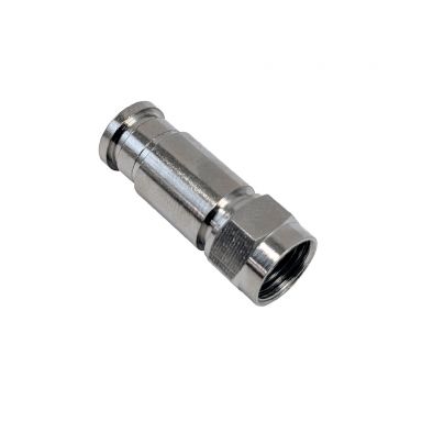 F-Type Male Compression Connector for RG6 Plenumcable - Pack of 10