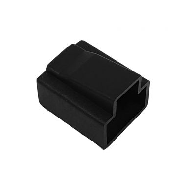 RJ45 Male Plug Dust Cap -Black - Pack of 100