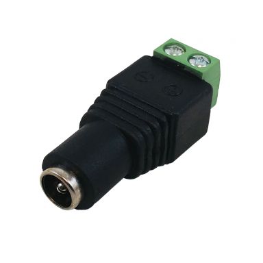 DC Power Connector Female 2.1 mm X 5.5 mm Screw Down