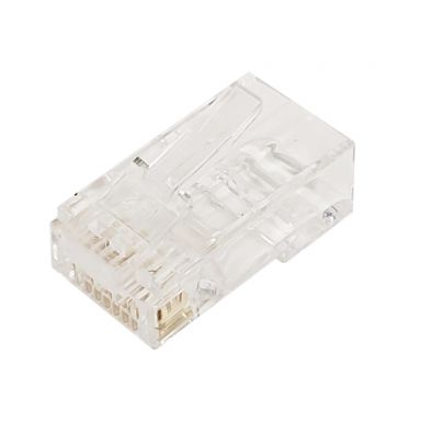 RJ45 Cat6 Pass-Through Plug(Solid or Stranded) (8P 8C) -Pack of 50