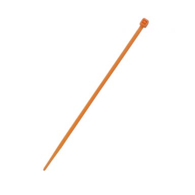 Cable Tie - Nylon 66 - 4 Inch- Orange - 100/Pack