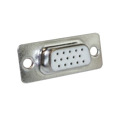 DBF-15HD-10 - D-Sub Female - 15 Pin Solder, High Density, Pkg/10