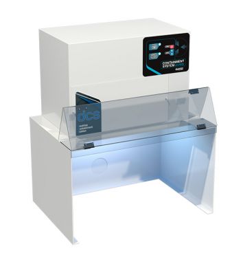 Fume Extraction Desktop Containement System - Small containment cabinet 29"H x 24"W x 17