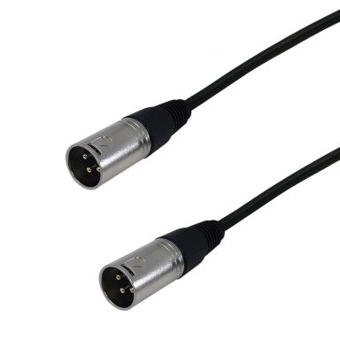 3-Pin XLR DMX Male to Male Cable -1.5 ft