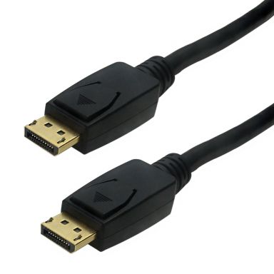 Display Port Male to Display Port Male Cable -4KX 2K 60Hz  FT4 26 awg - 15 ft