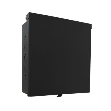 Enclosure Box 12" X 12" X 4", Indoor/Outdoor Non-Metallic, Nema 3R Rated - Black