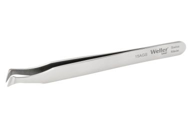 Cutting tweezers with narrow oblique head