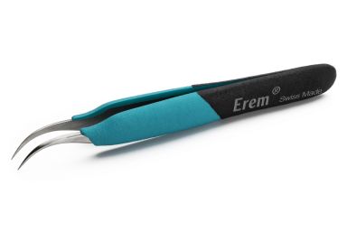 Tweezer Curved, Fine tips, Anti-magnetic, Swiss Made, Ergonomic