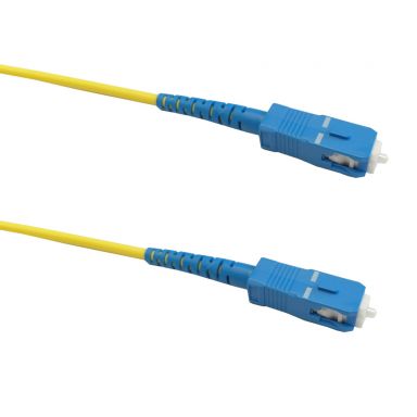 OS2 Singlemode Simplex SC/SC9 Micron - Fiber Optic Patchcable - 3 mm Jacket -  1m - 3 ft