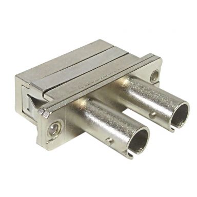 St/Sc Fiber Hybrid Adapterf/F SM/MM Duplex Ceramic Panel Mount, Metal