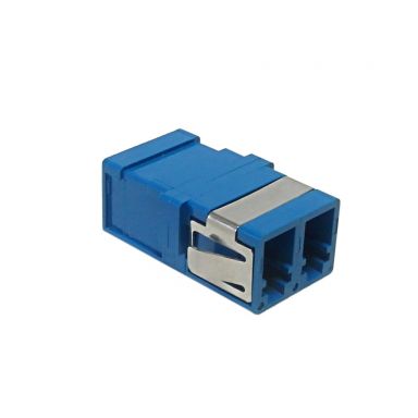 LC/LC Fiber Coupler F/F Singlemode Duplex Ceramic, Blue
