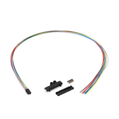 12-Fiber Fan-Out Kit -Multi-Coloured 40 Inch 900um Tubing for 250um Fiber