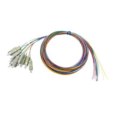 3M SC/PC 12-Fiber OM1 Multimode Simplex 62.5 Micron- 900UM Pigtail - Color Coded