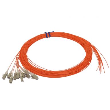 3M LC/PC 12-Fiber OM1 Multimode Simplex 62.5 Micron- 900UM Pigtail - Orange