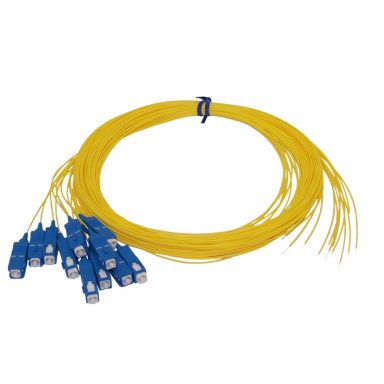 3M SC/UPC 12-Fiber OS2 Singlemode Simplex 9 Micron -900UM Pigtail - Yellow