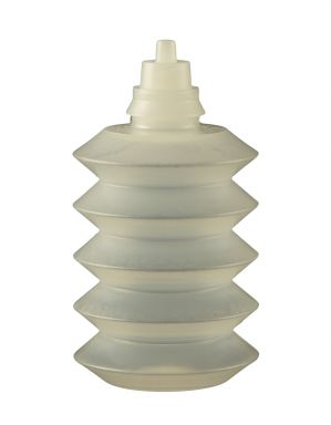 JG1.0AC - 1 oz. Accordion Bottle w/ Luer Lock Insert Cap - Pack of 10 pcs
