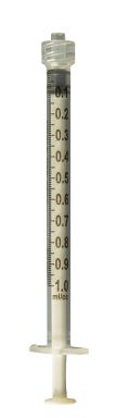 JG1CC-LL-100 - 1 cc Calibrated Manual Luer Lock Syringe - Pack of 100 pcs