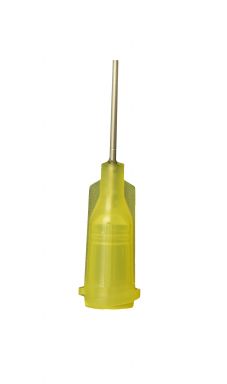 JG20-0.5 Standard Dispensing Tips 20 Gauge 0.5" IT Series Tip ID .025" - Yellow - Pack of 1000 pcs