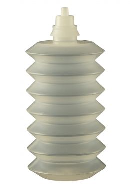 JG2.0AC - 2 oz. Accordion Bottle w/ Luer Lock Insert Cap - Pack of 10 pcs