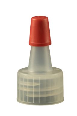 JGC-15415YC - 0.5 oz. Yorker Bottle Cap with Red Tip Cap - Neck Size 15-415 - Pack of 100 pcs