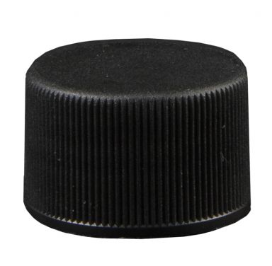 JGC-24410-CO - 8 oz. Black Closed Bottle Cap - Neck Size 24-410 - Pack of 100 pcs