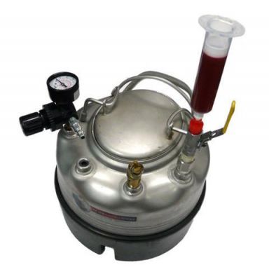 JGD1G-BV-SLS - 1 Gallon SS Tank w/ Ball Valve Syringe Loading System